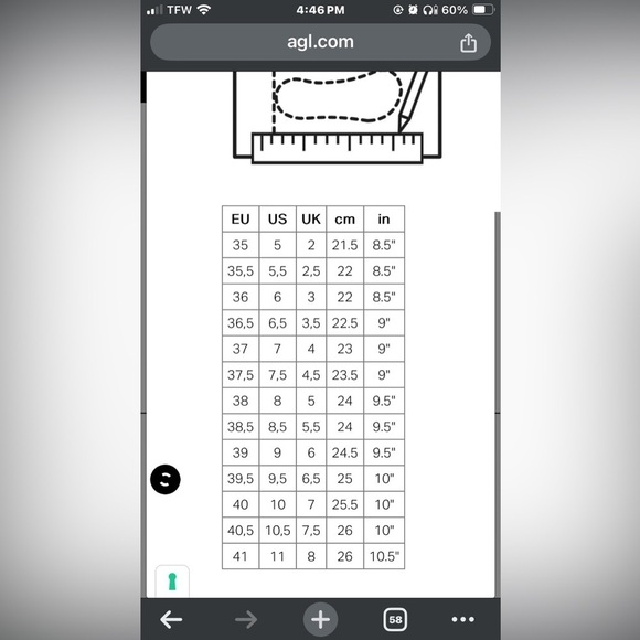 AGL Monika Cap Toe Ballet Flats Copper & Patent Leather Buckle Accent Sz 38/Us 8 - Picture 11 of 13